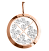 Goldanhänger mit Swarovski Kristallen