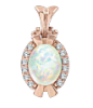 Goldanhänger mit Opal