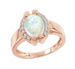 Goldringe mit Opal