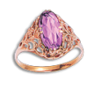 Goldringe mit Amethyst