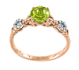 Goldringe mit Chrysolith