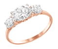 Goldringe mit Swarovski Kristallen