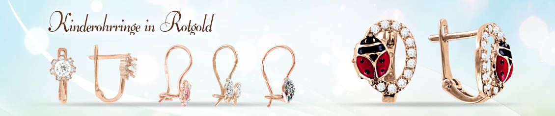 Kinderschmuck aus Rotgold 585