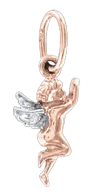 Product image 1 of the product “Pendant “Angel” in 585 Two-Tone Gold ”