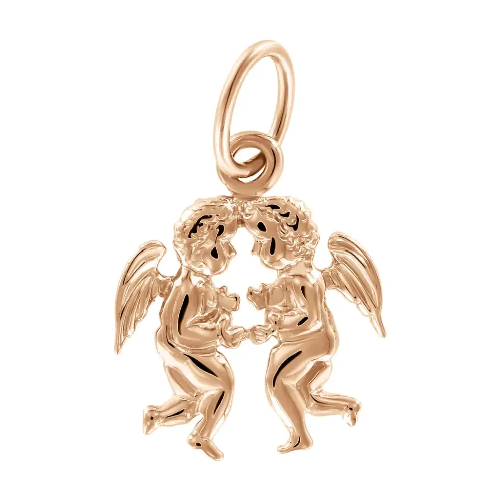 Product image 1 of the product “Pendant “Pair of Angels” in 585 Rose Gold ”