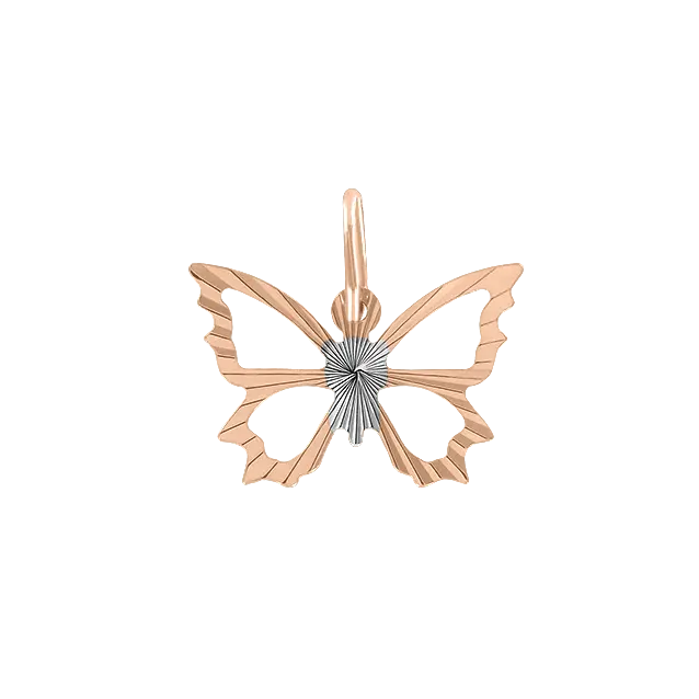 Product image 1 of the product “Pendant “Butterfly” in 585 Rose Gold ”