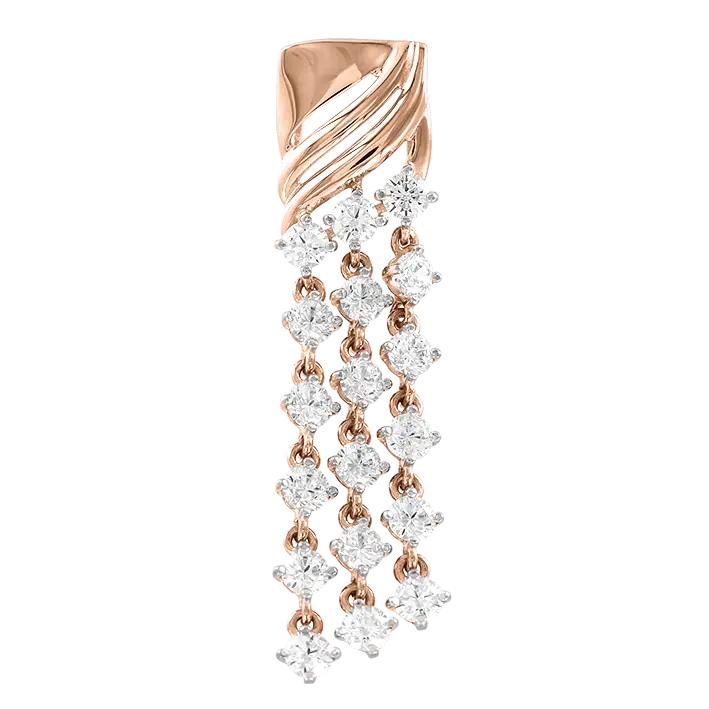 Product image 1 of the product “Pendant “Stone Cascade” in 585 Rose Gold with Cubic Zirconia ”