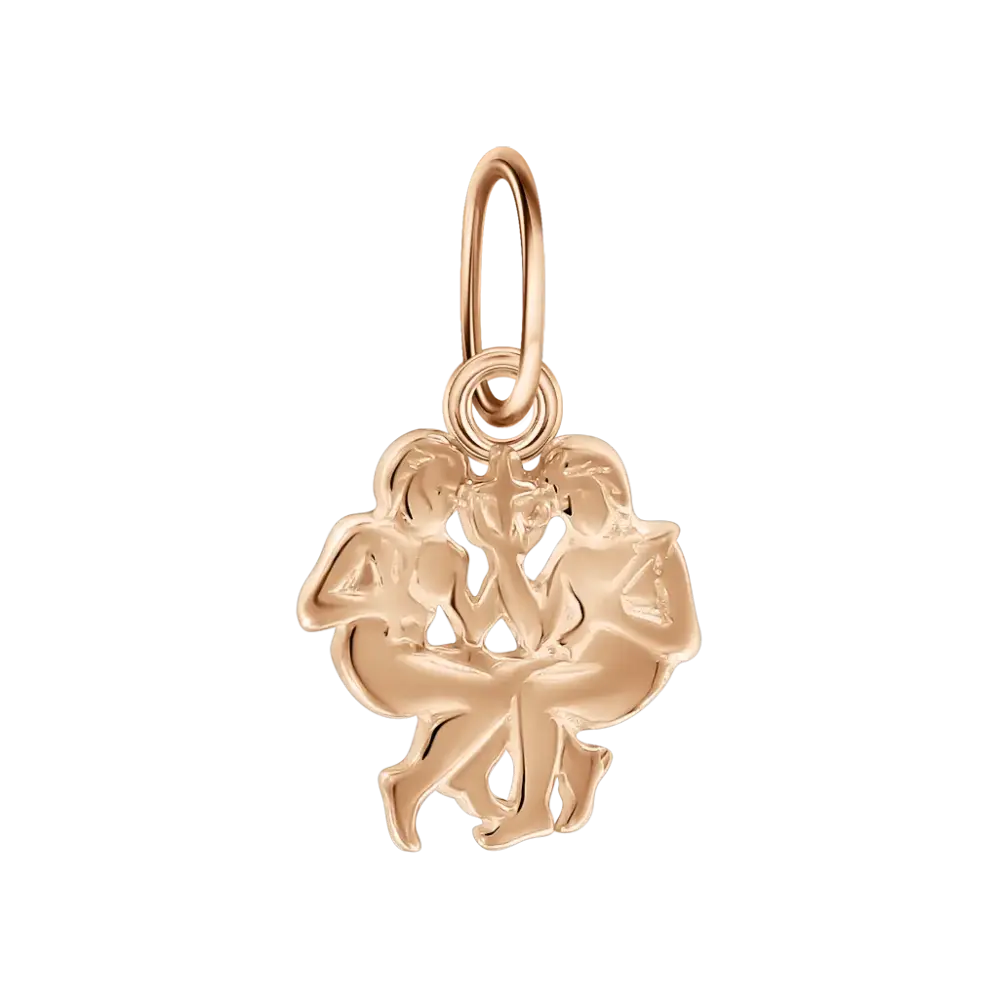 Product image 1 of the product “Zodiac Sign Pendant Gemini, Height 16 mm ”