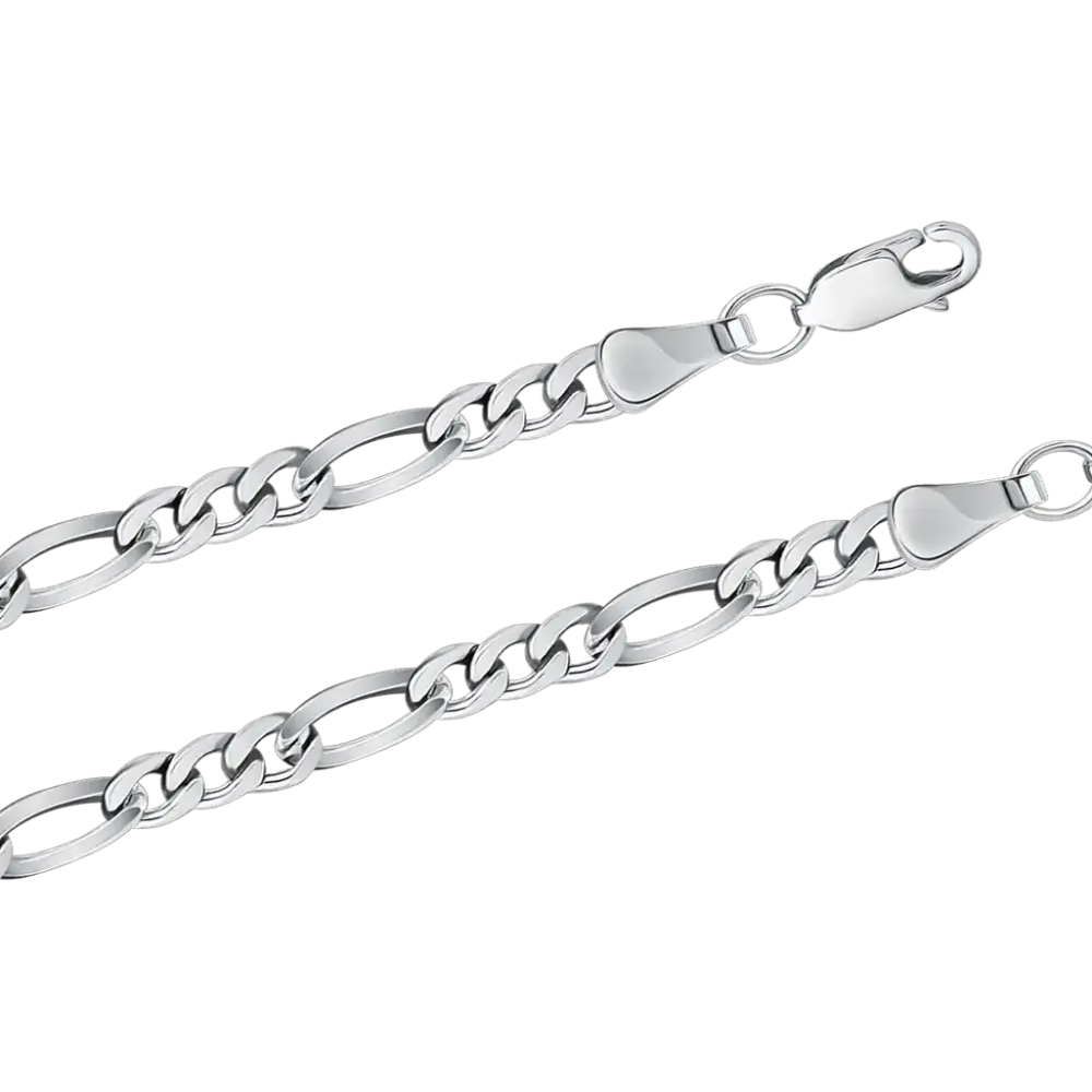 Product image 1 of the product “Bracelet “Figaro Chain” in 925 Sterling Silver ”