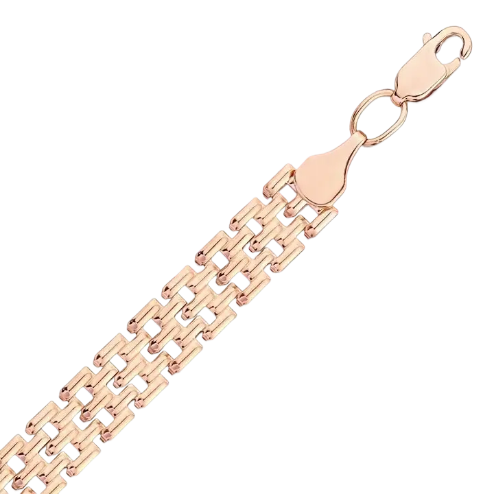 Artikelbild 1 des Artikels “Armband „Flachband Mehrfachreihe“ aus 585 Rotgold “