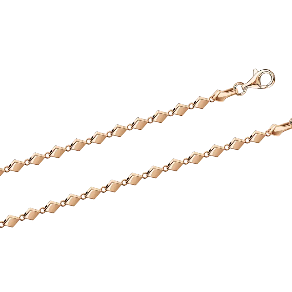 Artikelbild 1 des Artikels “Armband „Rautenglieder“ aus 585 Rotgold “