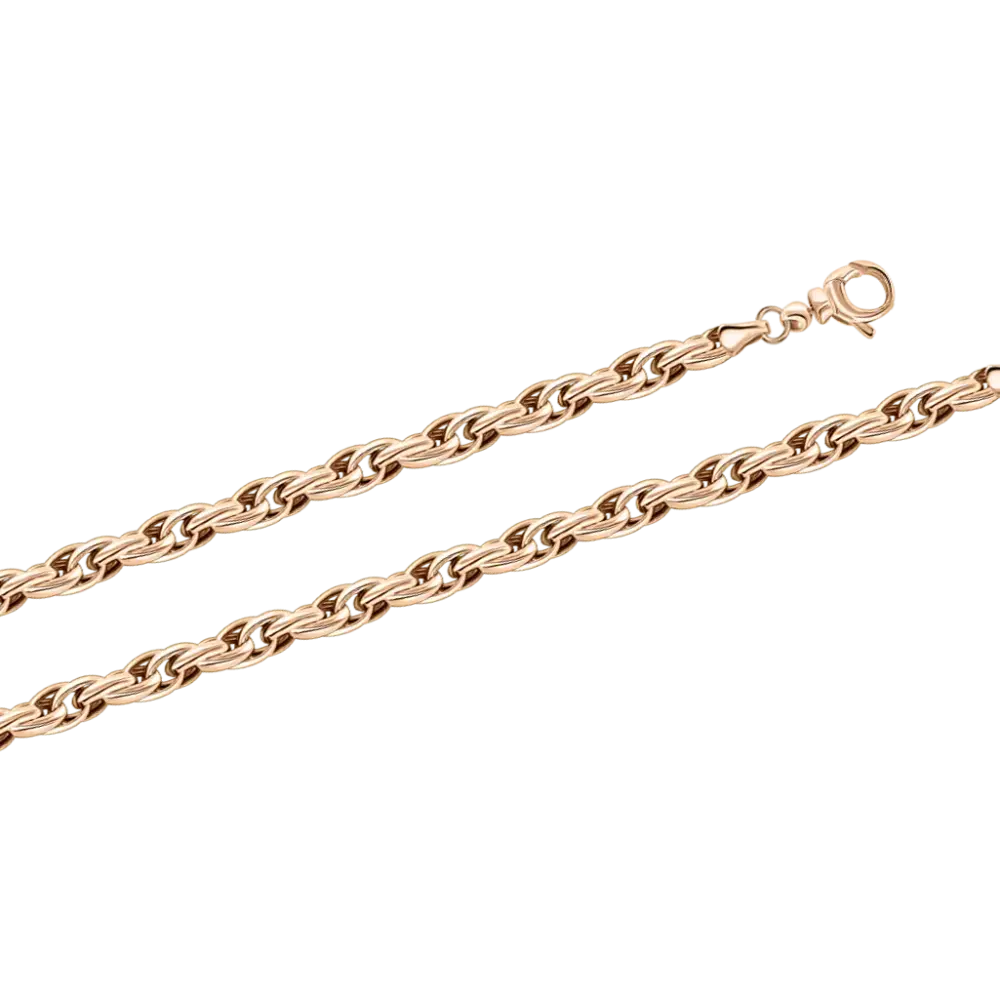 Product image 1 of the product “Bracelet “Twisted Rope Chain” in 585 Rose Gold ”