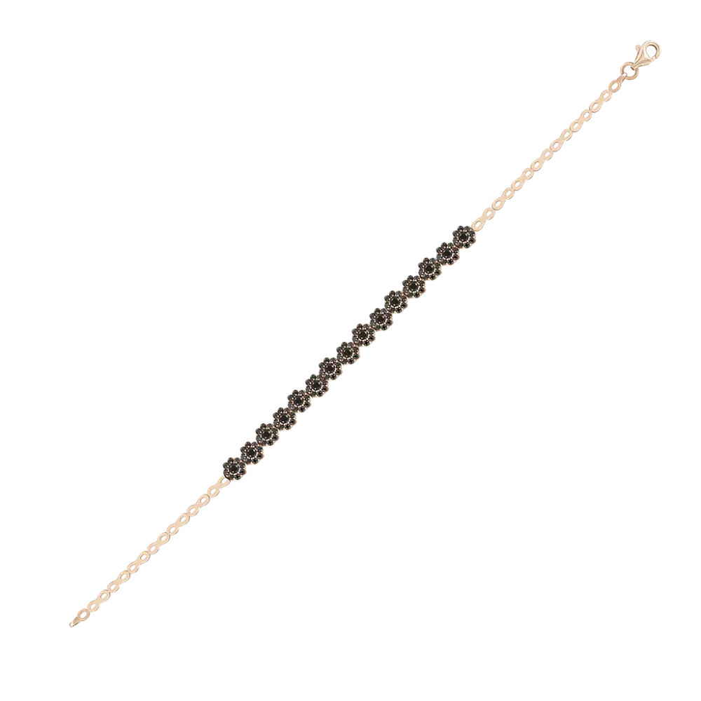 Product image 1 of the product “Bracelet “Stone Bar” in 585 Rose Gold with Cubic Zirconia ”
