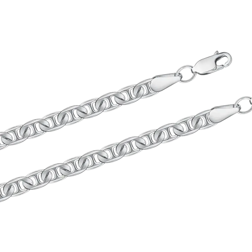 Artikelbild 1 des Artikels “Breite Stegankerkette aus 925 Silber “