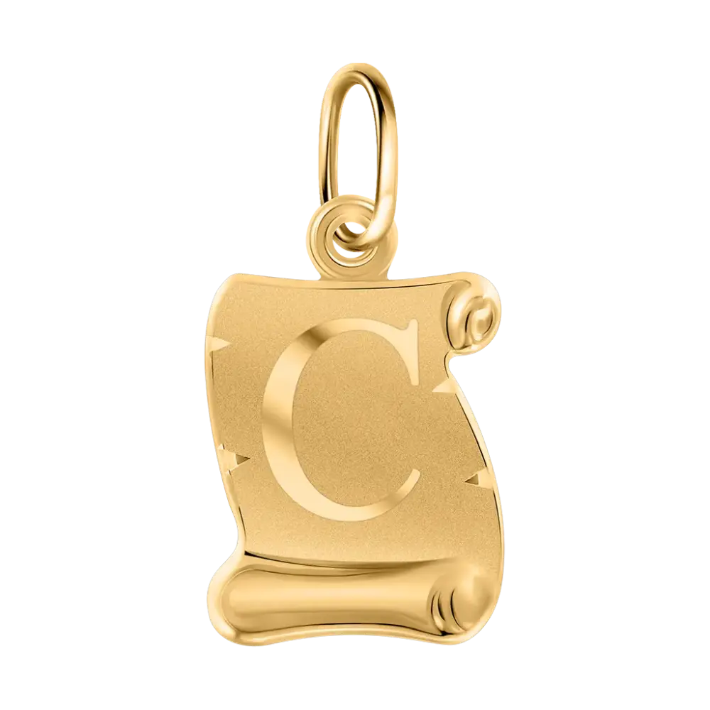 Artikelbild 1 des Artikels “Buchstabenanhänger С aus 585 Gelbgold “