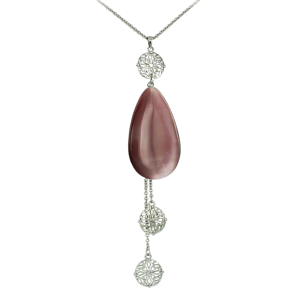 Artikelbild 1 des Artikels “Collier „Tropfen mit Filigrankugeln“ aus 925 Silber “