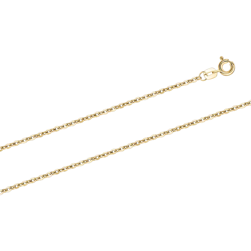 Product image 1 of the product “Diamond-Cut Anchor Chain in 585 Yellow Gold ”