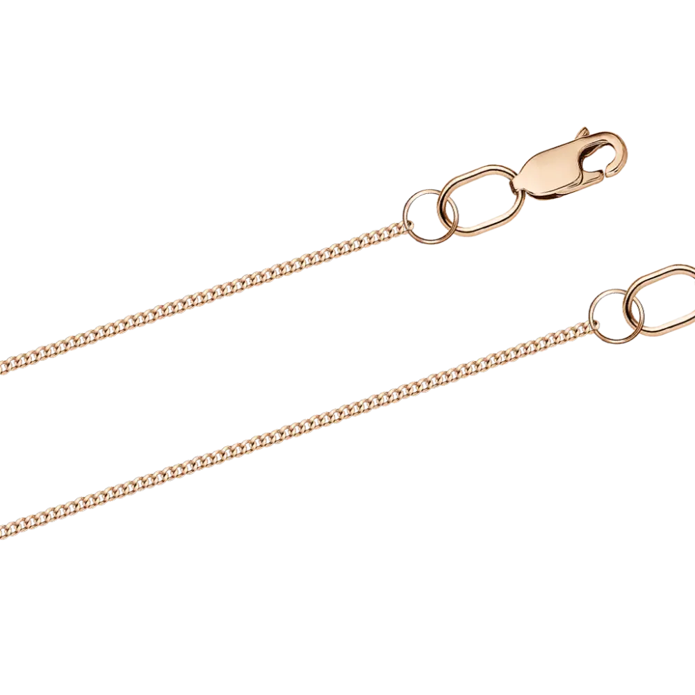 Product image 1 of the product “Fine Curb Chain in 585 Rose Gold ”