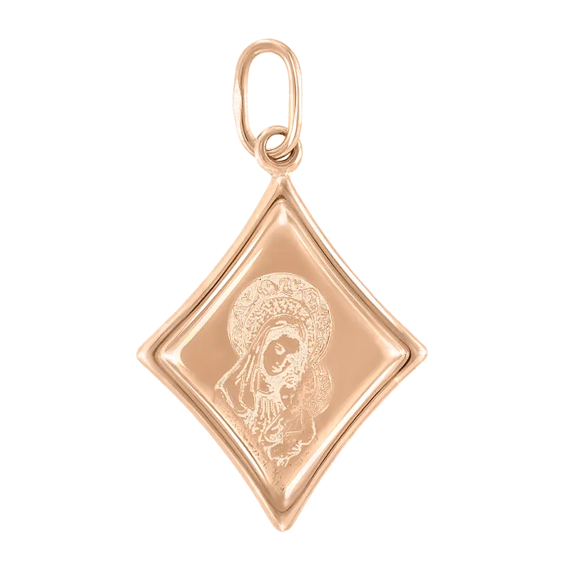 Product image 1 of the product “Icon Pendant “Rhombus” in 585 Rose Gold ”
