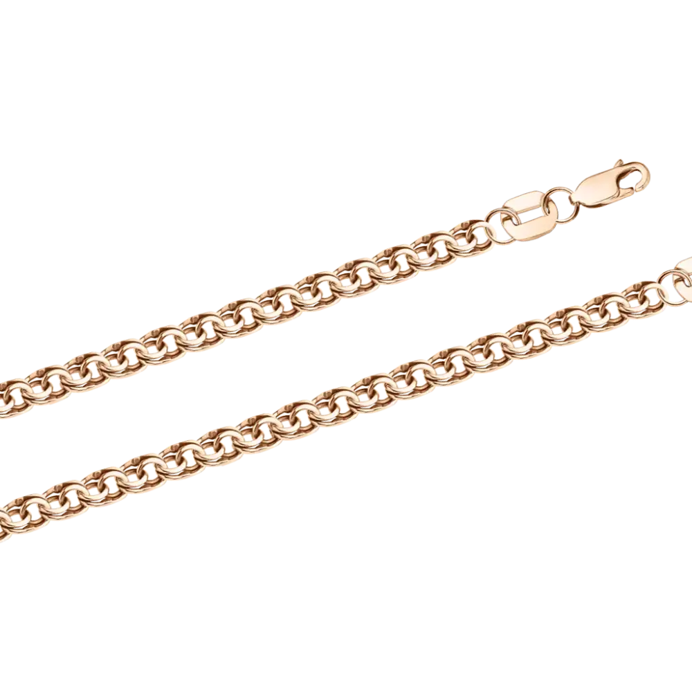 Artikelbild 1 des Artikels “Kette „Bismarckkette“ aus 585 Rotgold, Breite 3 mm “