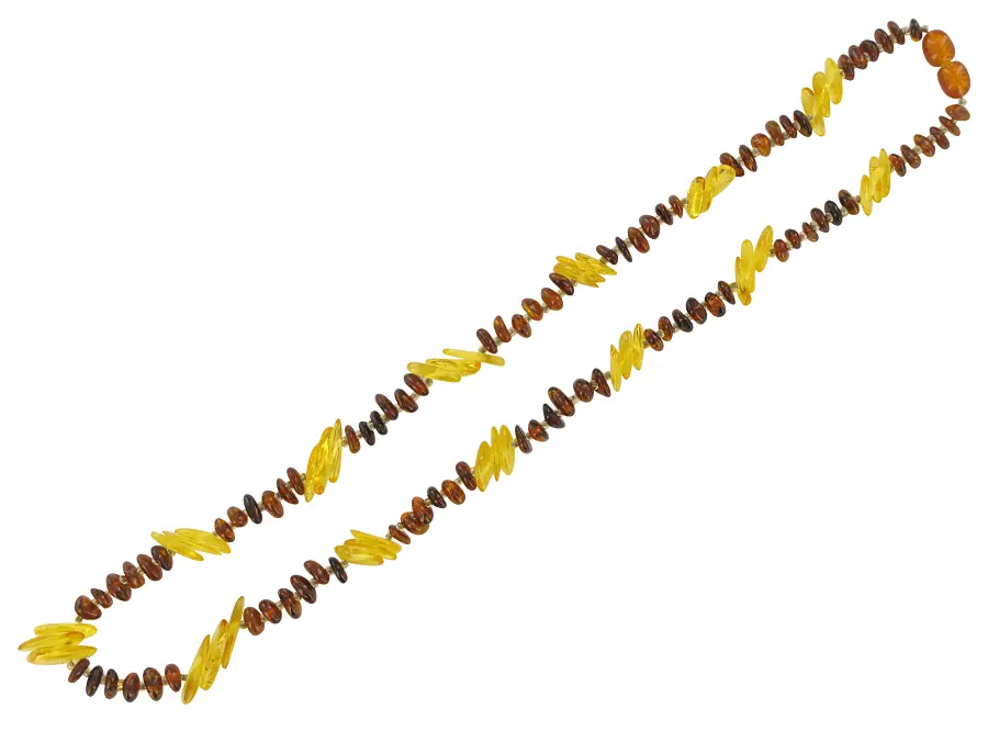 Product image 1 of the product “Chain “Multicolour Chips” with Amber ”