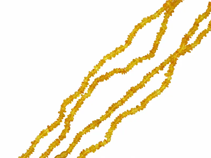 Artikelbild 1 des Artikels “Kette „Splitter cognac mehrreihig“ mit Bernstein “