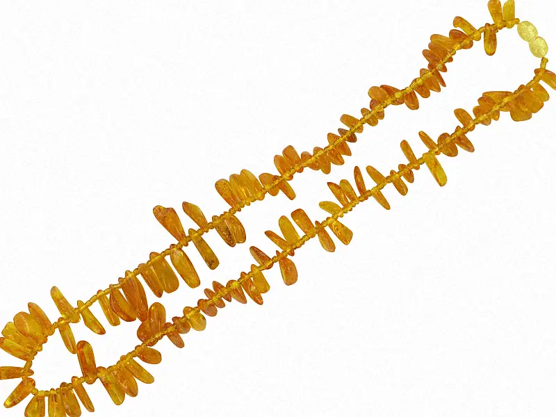 Product image 1 of the product “Chain “Cognac Sticks” with Amber ”