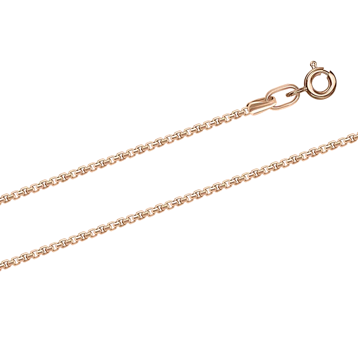 Изображение 1 товара «Цепочка «Венецианская цепь» из красного золота 585 пробы »