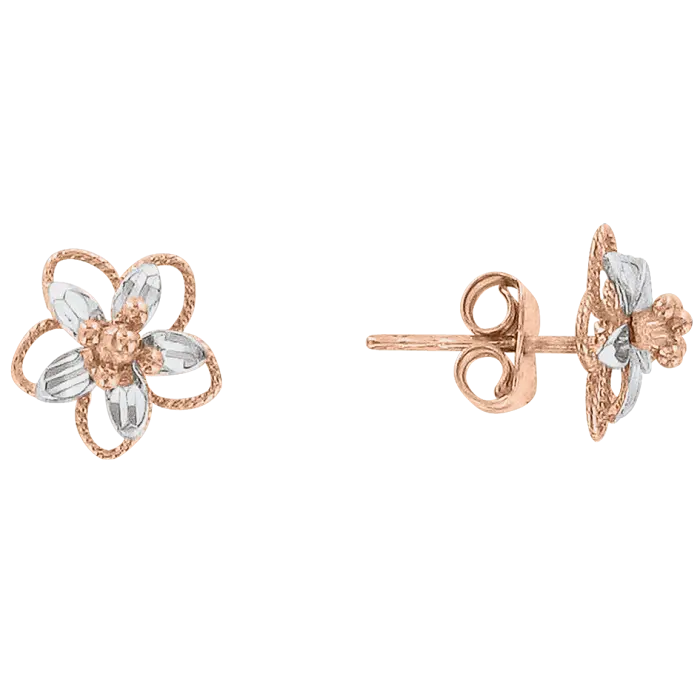 Artikelbild 1 des Artikels “Kinder-Ohrstecker „Blüte“ aus 585 Bicolor-Gold “