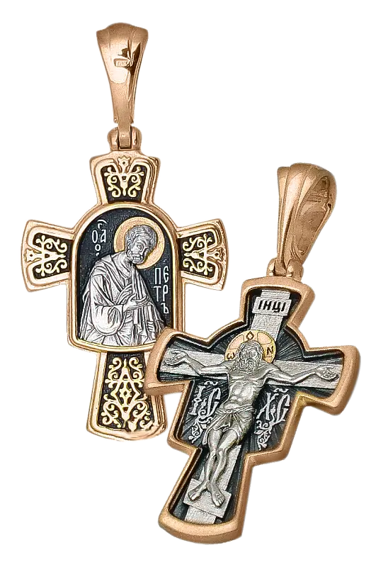 Artikelbild 1 des Artikels “Kreuz-Anhänger „Mit Heiligenrelief“ aus 925 Silber vergoldet “