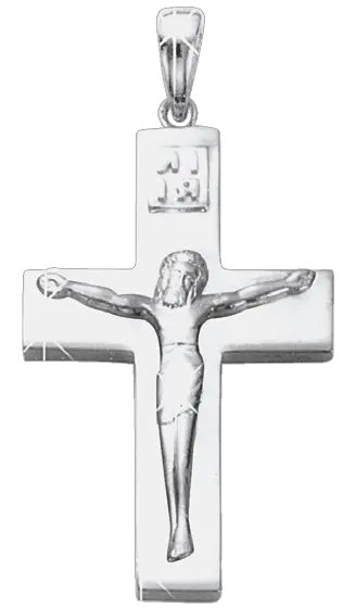 Artikelbild 1 des Artikels “Kreuz-Anhänger „Mit Kruzifix“ aus 925 Silber, Höhe 45 mm “