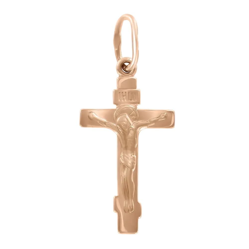 Artikelbild 1 des Artikels “Kreuz-Anhänger „Mit Kruzifix plastisch“ aus 585 Rotgold “