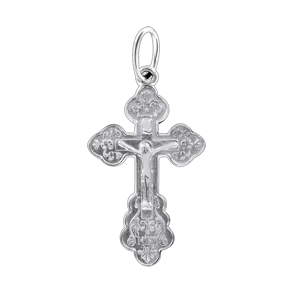 Artikelbild 1 des Artikels “Kreuz-Anhänger „Orthodox Kleeblatt-Enden“ aus 925 Silber “