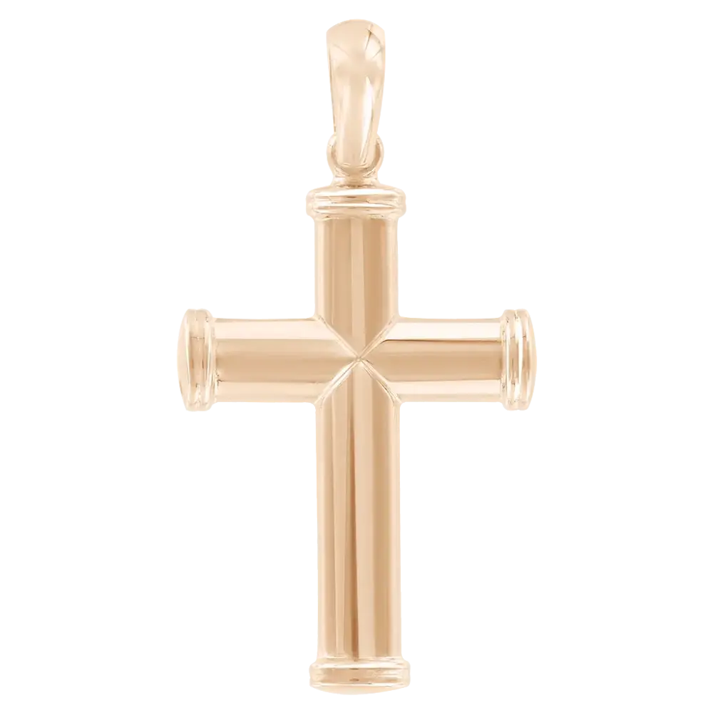 Artikelbild 1 des Artikels “Kreuz-Anhänger „Röhrenkreuz“ aus 585 Rotgold “