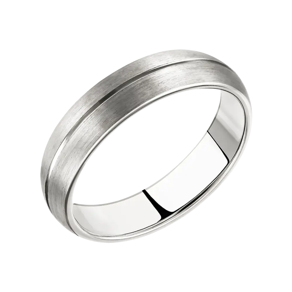 Artikelbild 1 des Artikels “Trauring „Matt mit Rille“ aus 925 Silber “