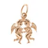 Product image 1 of the product “Pendant “Pair of Angels” in 585 Rose Gold ”
