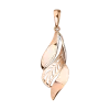 Product image 1 of the product “Pendant “Twisted Leaf” in 585 Rose Gold ”
