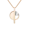Artikelbild 1 des Artikels “Anhänger „Geometrische Scheibe“ aus 585 Bicolor-Gold “