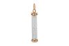 Product image 1 of the product “Pendant “Glass Tube with Crystals” in Gold-Plated 925 Sterling Silver with Jewellery Glass, Height 39 mm ”