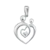 Artikelbild 1 des Artikels “Anhänger „Herz mit Mutter und Kind“ aus 925 Silber “