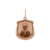 Product image 1 of the product “Icon Pendant “Matrona of Moscow” in 585 Rose Gold, Height 30 mm ”