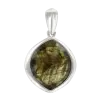 Product image 1 of the product “Pendant “Cushion-Shaped Labradorite” in 925 Sterling Silver with Labradorite ”