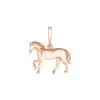 Product image 1 of the product “Pendant “Running Horse” in 585 Rose Gold ”