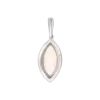 Product image 1 of the product “Pendant “Navette” in 925 Sterling Silver with Quartz ”