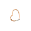 Product image 1 of the product “Pendant “Open Heart” in 585 Rose Gold with Cubic Zirconia ”