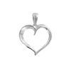 Artikelbild 1 des Artikels “Anhänger „Offenes Herz“ aus 925 Silber, Höhe 24 mm “