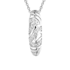 Artikelbild 1 des Artikels “Anhänger „Oval mit Wellenmuster“ aus 925 Silber mit Zirkonia “