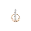 Artikelbild 1 des Artikels “Anhänger „Ring mit Steinreihe“ aus 585 Rotgold mit Brillanten “