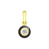 Product image 1 of the product “Pendant “Round with Black Inlay” in 585 Yellow Gold ”
