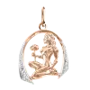 Artikelbild 1 des Artikels “Anhänger Sternzeichen Jungfrau aus 585 Rotgold mit Zirkonia, Höhe 30 mm “